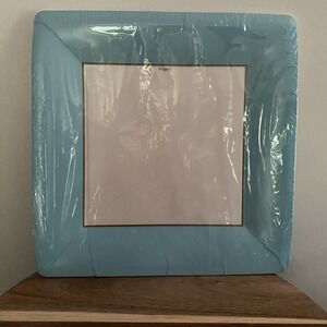 Caspari Tiffany Grosgrain Blue 8 Dinner Plates 10 Inch New Sealed Party Shower